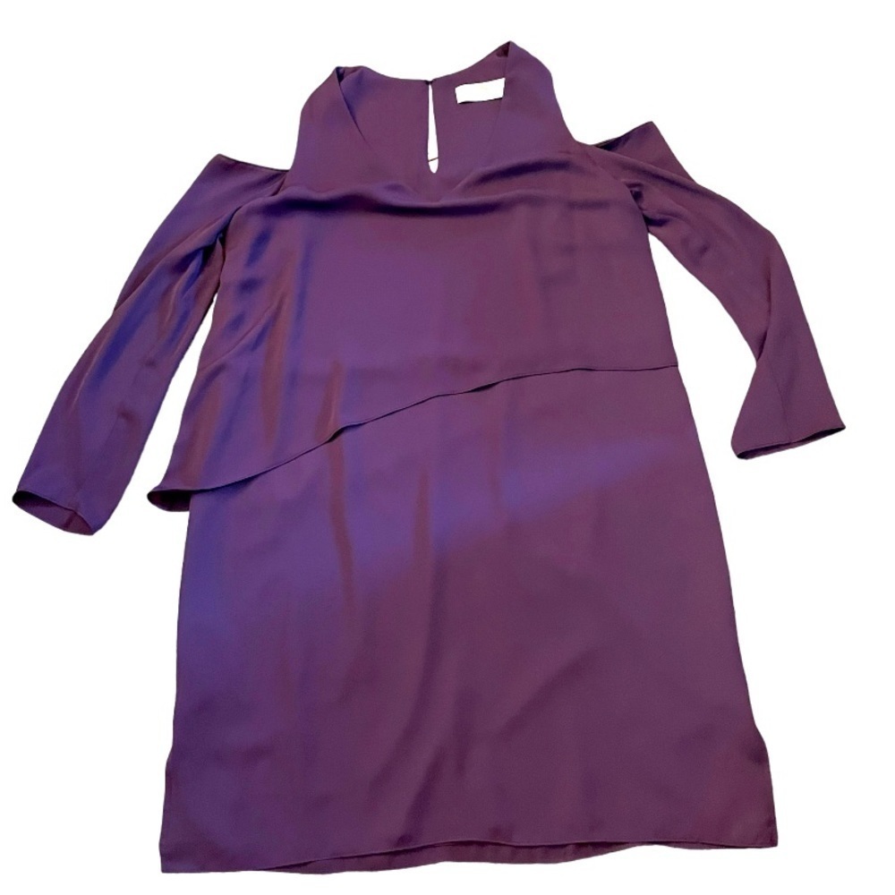 Amanda Uprichard Purple Cold should Dress Medium p